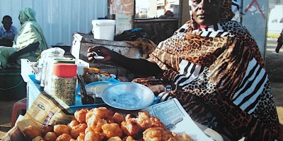 Tea lady in Khartoum